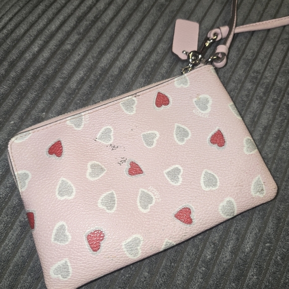 Coach Heart Wristlet Bag - Picture 2 of 3